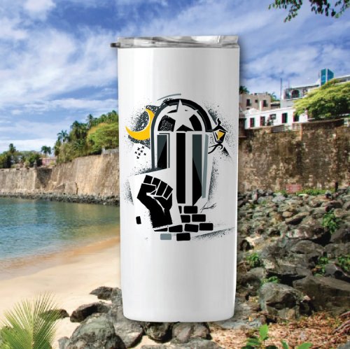 Vaso Bandera Negra - 16oz.