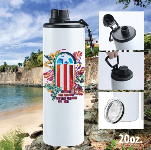 Vaso/Botella Bandera Colores - 20oz.