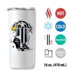 Vaso Bandera Negra - 16oz.