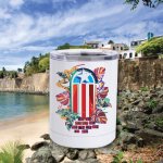 Vaso Bandera Colores - 10oz. (New)