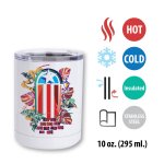 Vaso Bandera Colores - 10oz. (New)