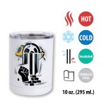 Vaso Bandera Negra - 10oz.