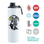 Vaso/Botella Bandera Negra - 20oz.